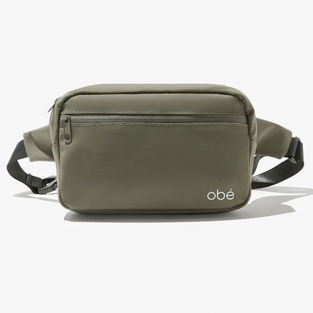 NWT obé fitness Waist Fanny Pack Sling Bag + 1 Month Free Fitness Trial